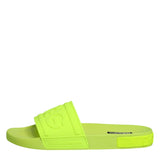 Dolce & Gabbana Green Rubber Slides Sandals Beachwear Shoes