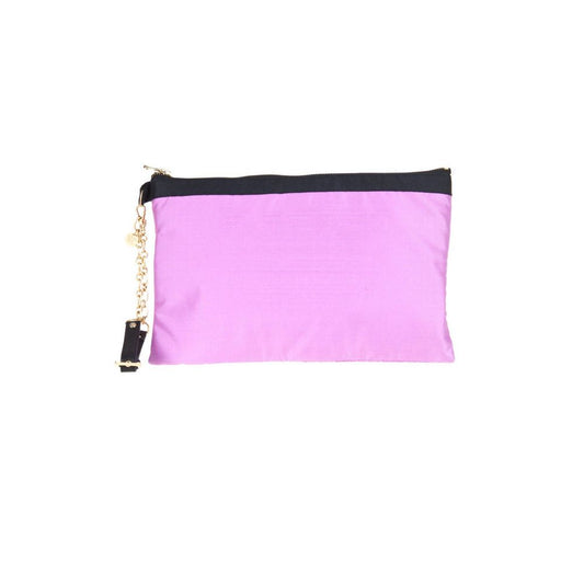 Lilla Patrizia Pepe clutch i silke og viskose