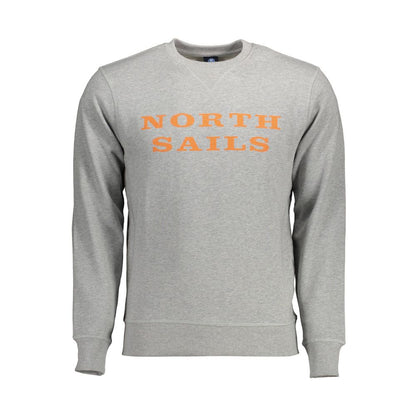 North Sails sweatshirt i bomuld til mænd – grå