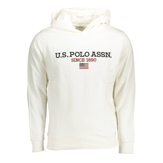 U.S. POLO ASSN. White Cotton Men Sweatshirt