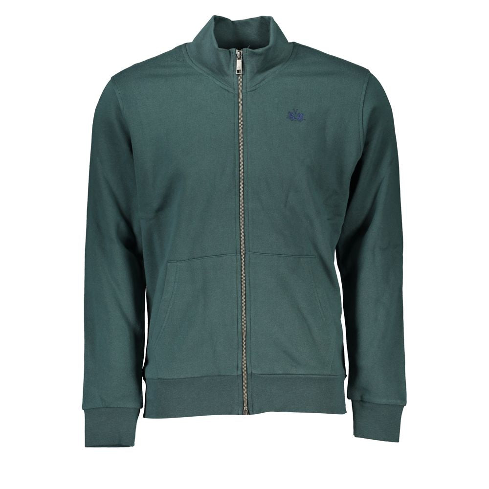 La Martina Verde Cotton Men Sweatshirt