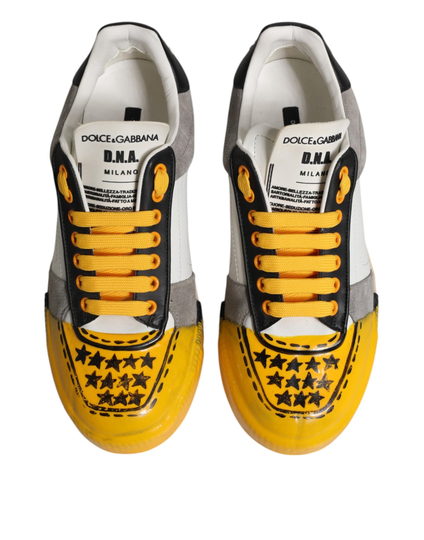 Dolce & Gabbana Multicolor MIAMI Low Top Sneakers Shoes