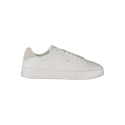 Tommy Hilfiger White Leather Men Sneakers