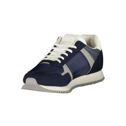 Tommy Hilfiger Blue Polyester Men Sneakers
