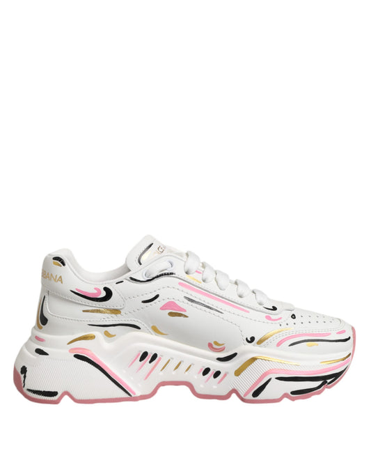 Dolce & Gabbana flerfarvede Daymaster sneakers i kalvelæder