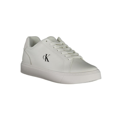Calvin Klein White Polyester Sneakers