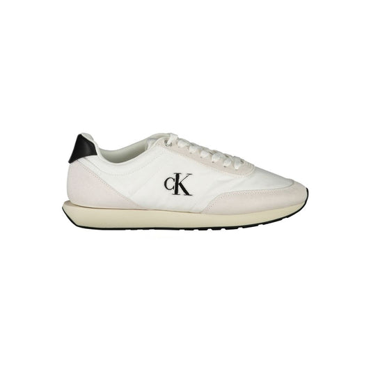 Calvin Klein White Polyester Sneakers