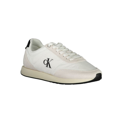 Calvin Klein White Polyester Sneakers