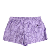 Dolce & Gabbana Purple DG Logo Print Nylon Men Shorts Swimwear