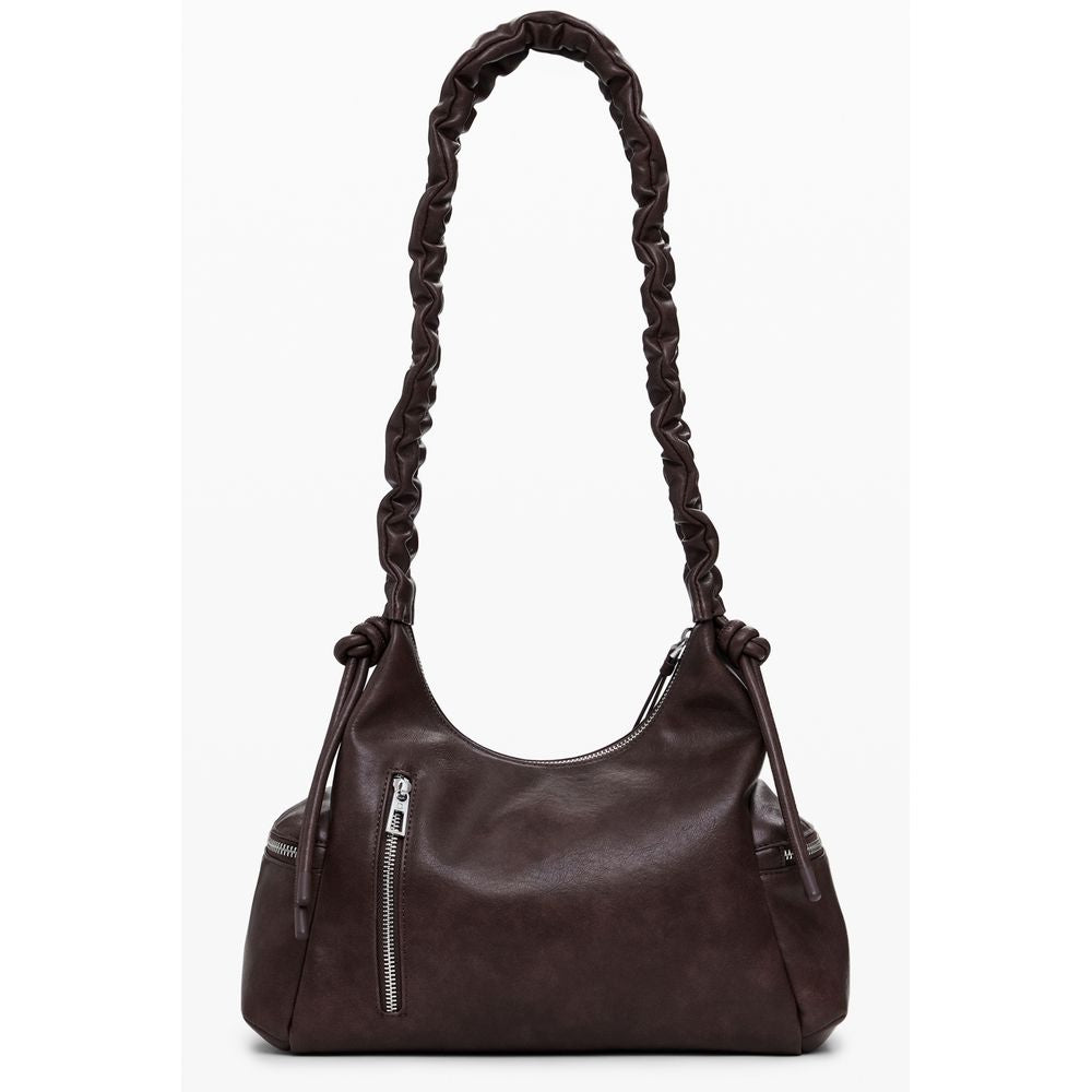 Desigual Brown Polyethylene Handbag