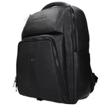 Piquadro Black Leather Backpacks