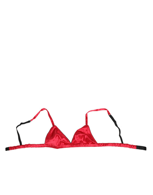 Dolce & Gabbana rød bh i silkesatin