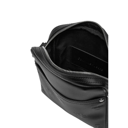 Calvin Klein Jeans Black Polyethylene Messenger Bag