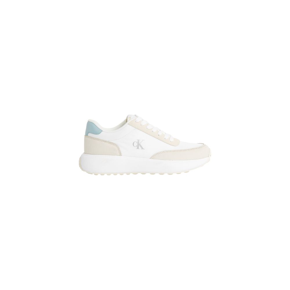 Calvin Klein Jeans ATHLEISURE RUNNER sneakers i læder – beige