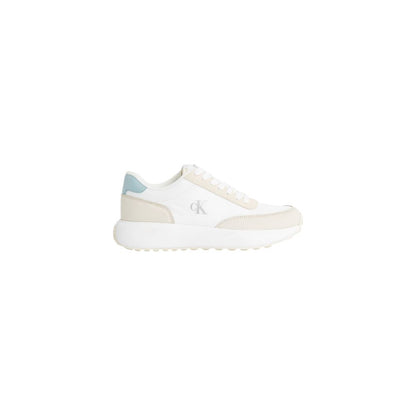 Calvin Klein Jeans ATHLEISURE RUNNER sneakers i læder – beige