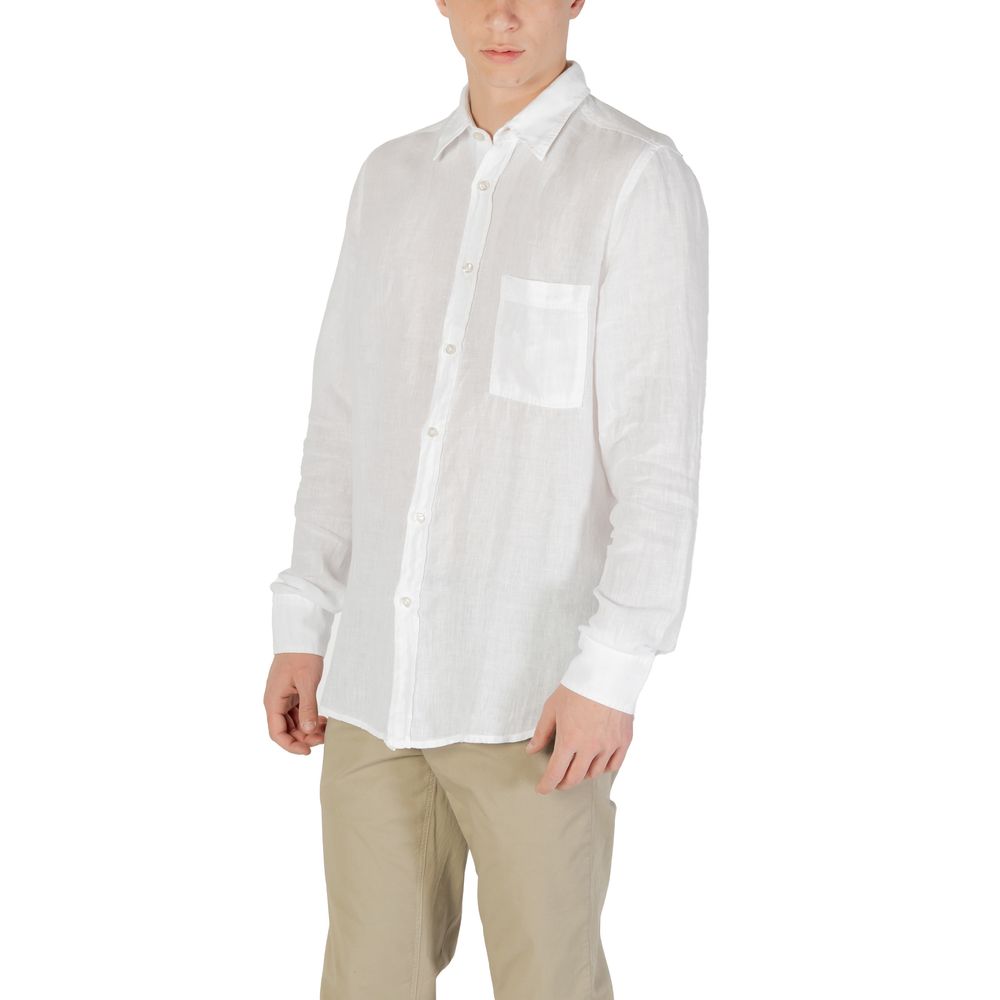 Hugo Boss White Linen Shirt