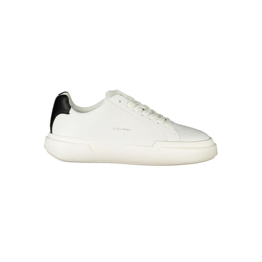 Calvin Klein White Polyester Sneakers
