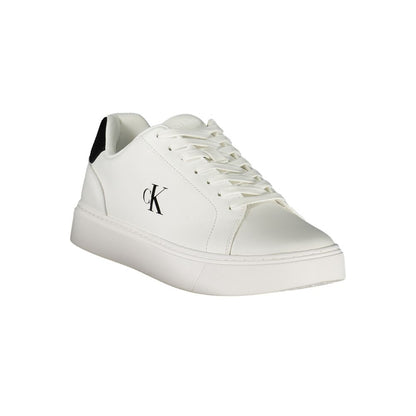 Calvin Klein White Polyester Sneakers