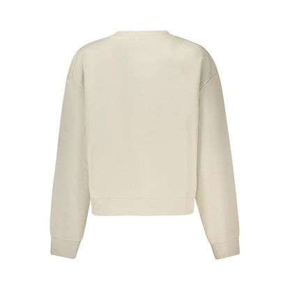 Vans Beige Cotton Women Sweatshirt