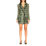 Elisabetta Franchi Green Viscose Suits & Blazer