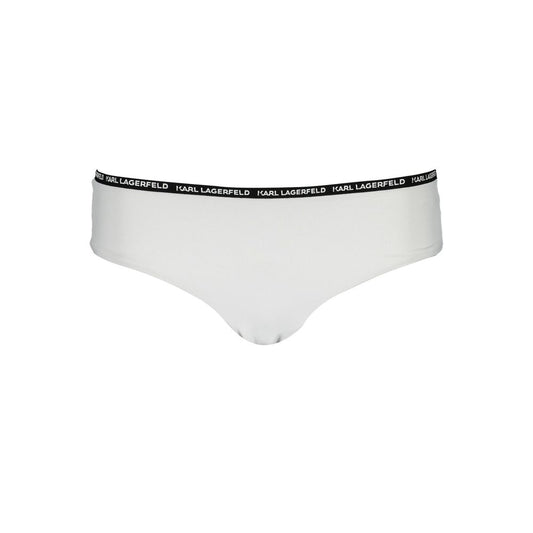 Karl Lagerfeld hvid bikiniunderdel i polyamid