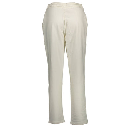 U.S. POLO ASSN. White Cotton Women's Trouser