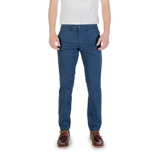 Borghese Blue Cotton Skinny Pant