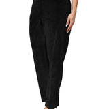 BENCIVENGA Black High Waist Straight Dress Trouser Pants
