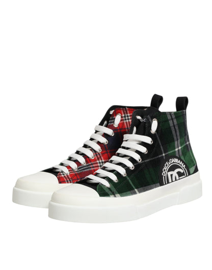 Dolce & Gabbana high-top sneakers til mænd – flerfarvet