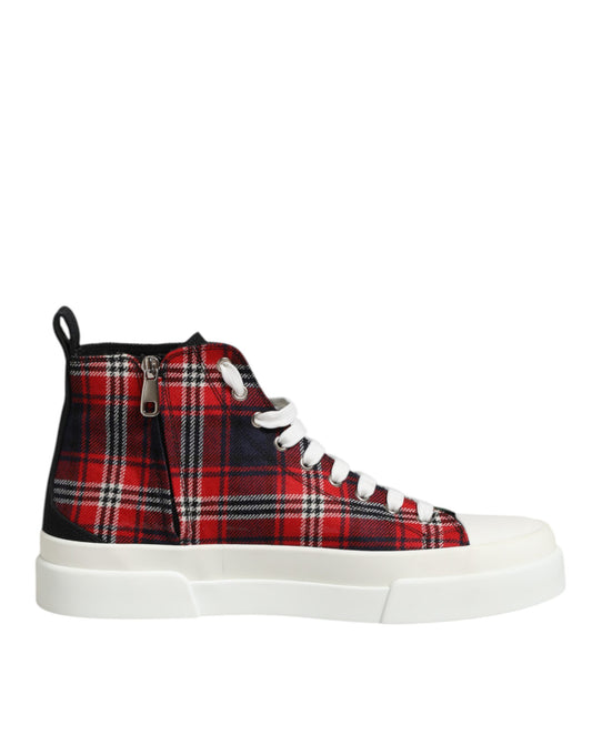 Dolce & Gabbana high-top sneakers til mænd – flerfarvet