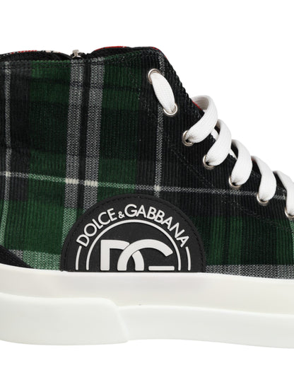 Dolce & Gabbana high-top sneakers til mænd – flerfarvet