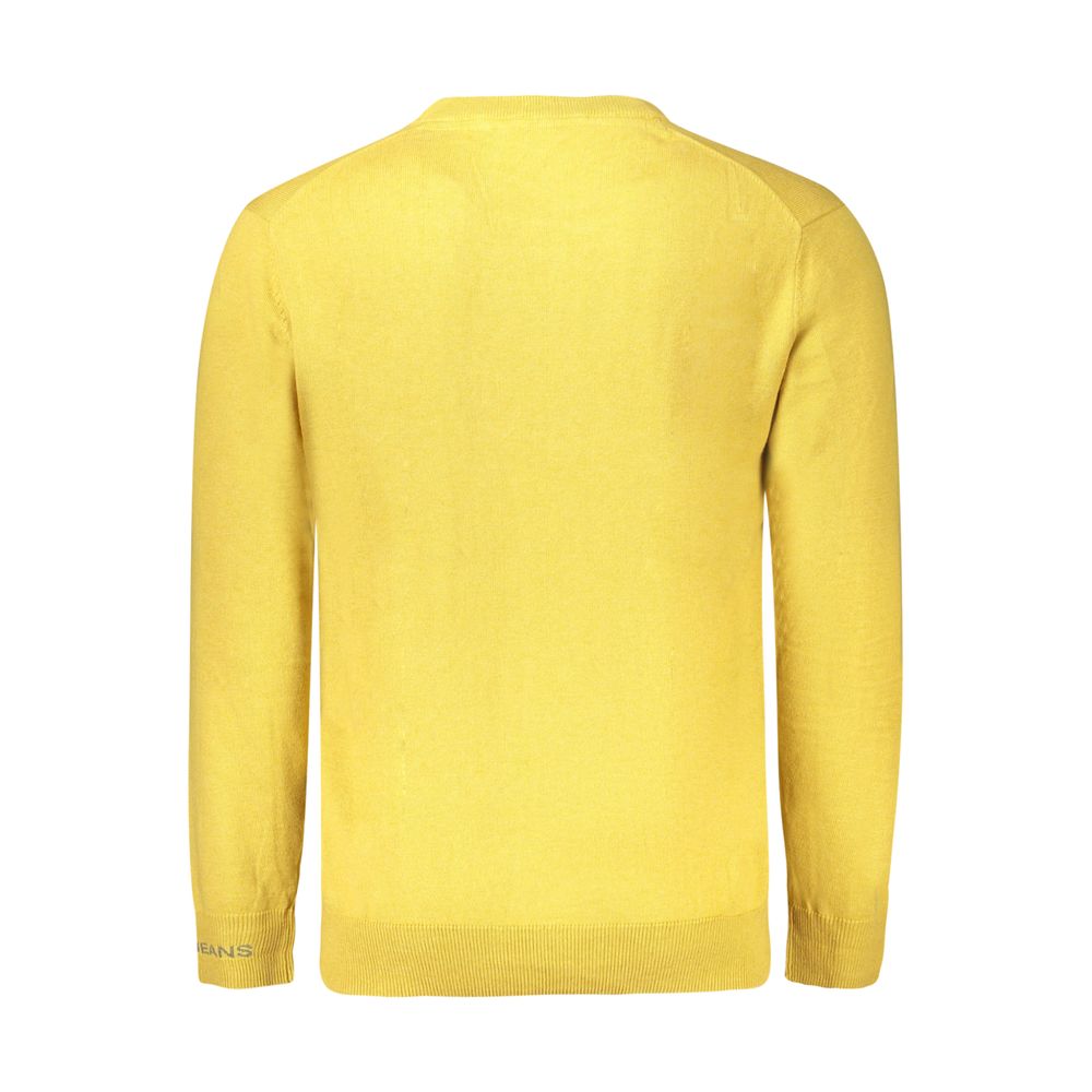 Pepe Jeans Yellow Cotton Men Sweater