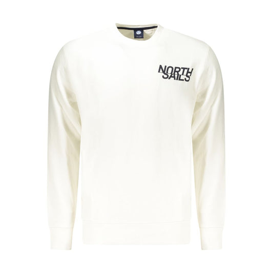 North Sails White Cotton Sweatshirt