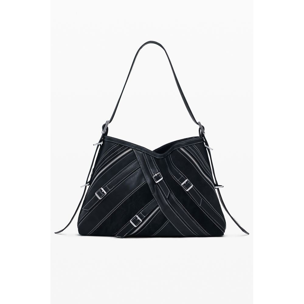 Desigual Nero Polyurethane Women Shoulder Bag