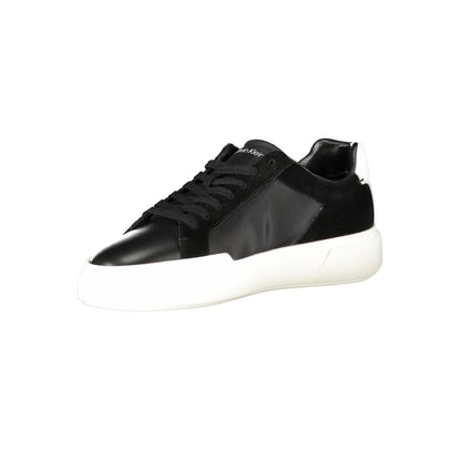 Calvin Klein Nero Leather Men Sneaker
