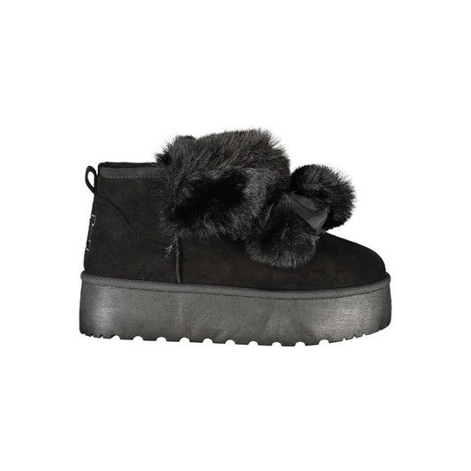 Laura Biagiotti Black Polyester Ankle