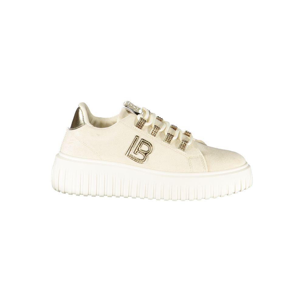 Laura Biagiotti Beige Polyester Sneakers