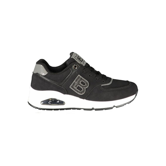 Laura Biagiotti Black Polyester Sneakers