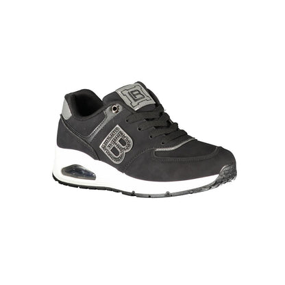 Laura Biagiotti Black Polyester Sneakers