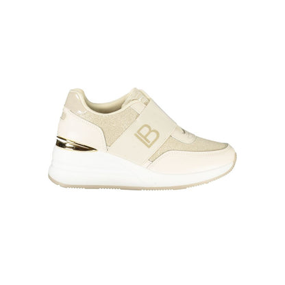Laura Biagiotti Beige Polyester Sneakers
