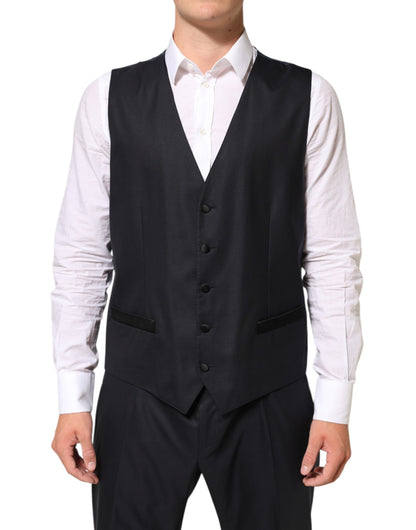 Dolce & Gabbana Dark Blue MARTINI 2 Buttons Suit 3 Piece Suit