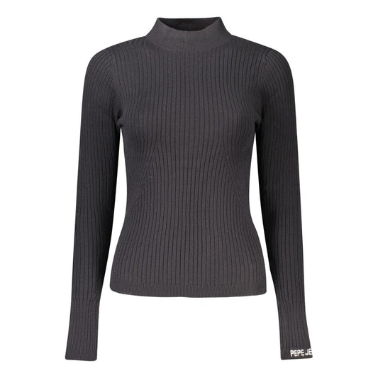 Pepe Jeans Black Cotton Women Sweater