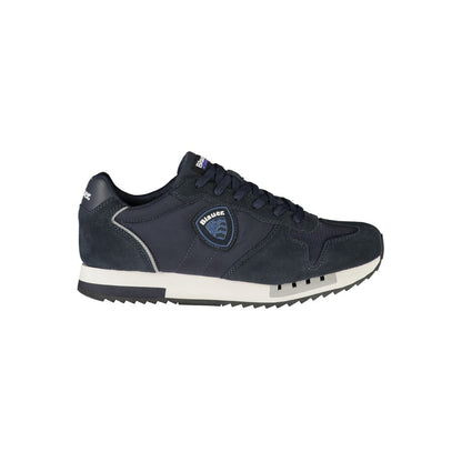 Blauer Blue Polyurethane Men Sneakers