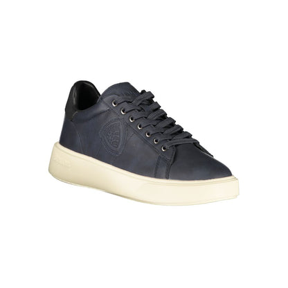 Blauer Blue Polyester Men Sneakers