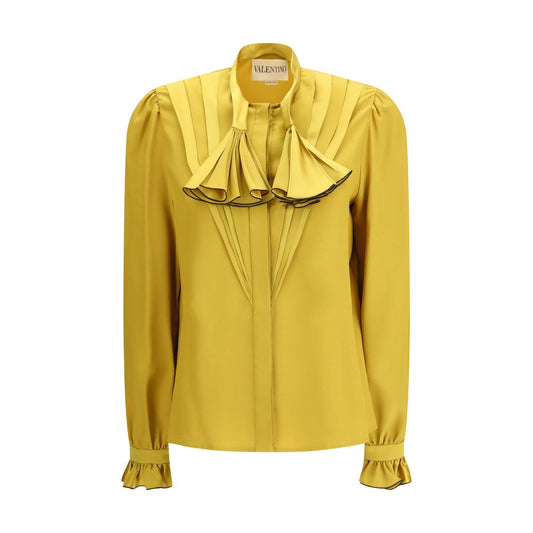 Valentino Bicolor Silk Blouse