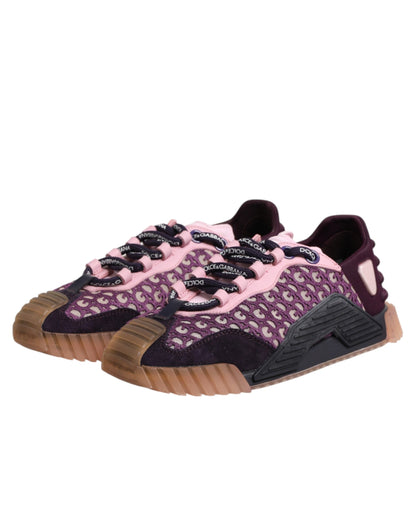 Dolce & Gabbana Multicolor Logo Low Top NS1 Sneakers Shoes