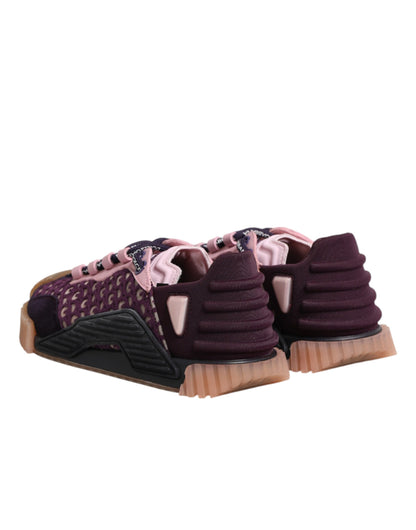 Dolce & Gabbana Multicolor Logo Low Top NS1 Sneakers Shoes