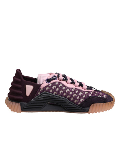 Dolce & Gabbana Multicolor Logo Low Top NS1 Sneakers Shoes