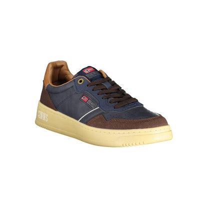 Norway 1963 Blue Polyurethane Men Sneakers