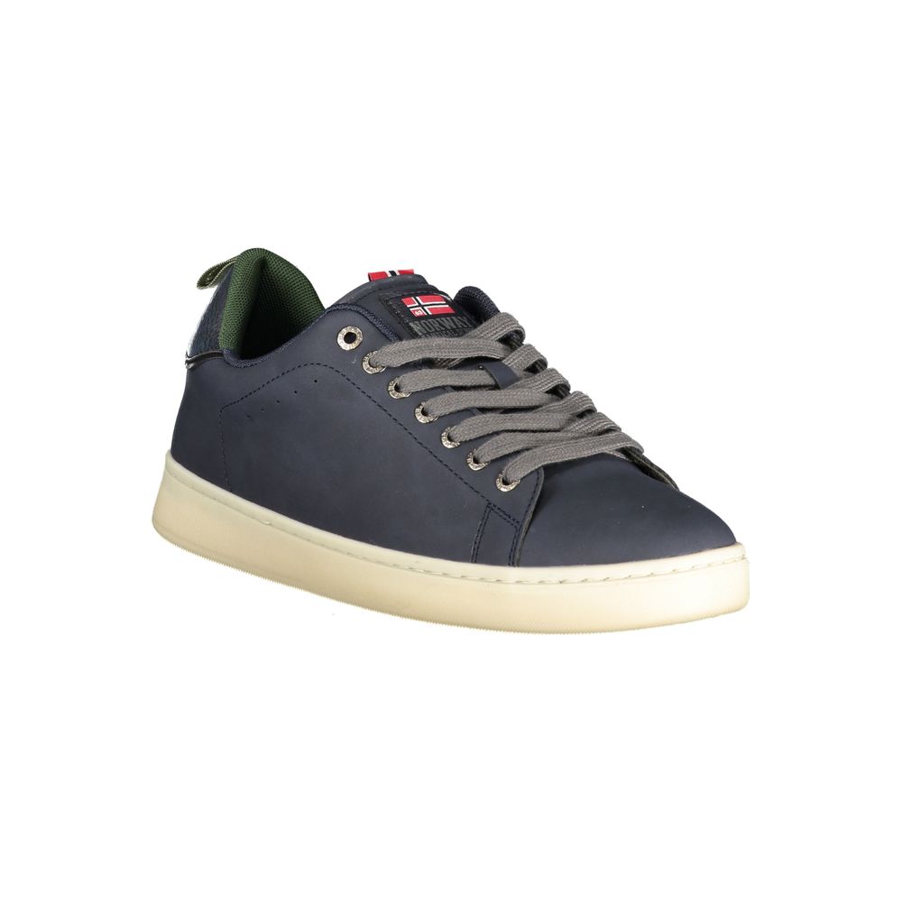 Norway 1963 Blue Polyurethane Men Sneakers